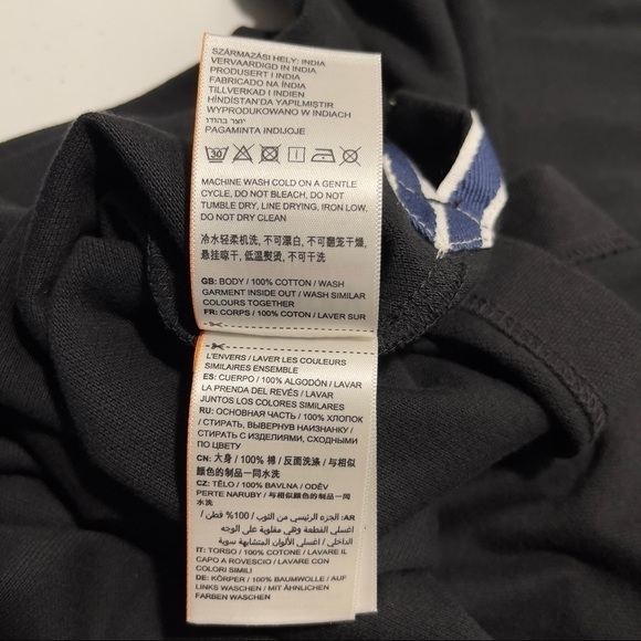 SUPERDRY Men’s Pique Short Sleeve Polo Shirt in Black Size XXL NWT - Picture 8 of 9